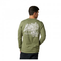 KOSZULKA Z DŁUGIM RĘKAWEM FOX NET NEW ARMY  ENDURO CROSS