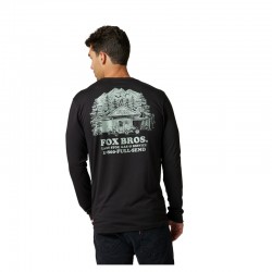 KOSZULKA Z DŁUGIM RĘKAWEM FOX OUT AND ABOUT BLACK  ENDURO CROSS