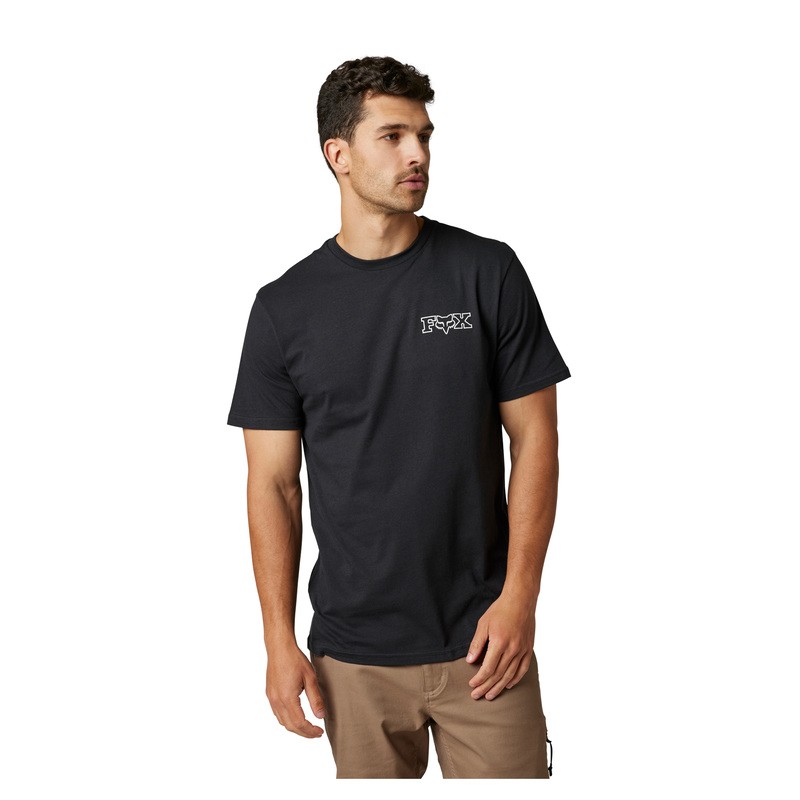 T-SHIRT FOX OUT AND ABOUT BLACK  ENDURO CROSS