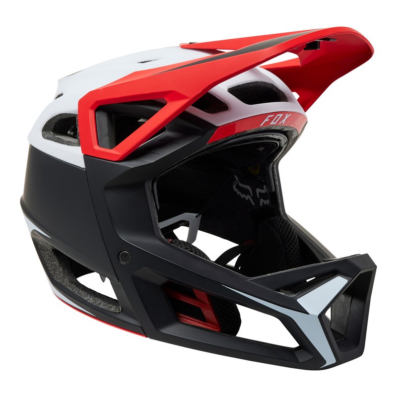 KASK ROWEROWY FOX PROFRAME PRO SUMYT BLACK/RED  ENDURO CROSS
