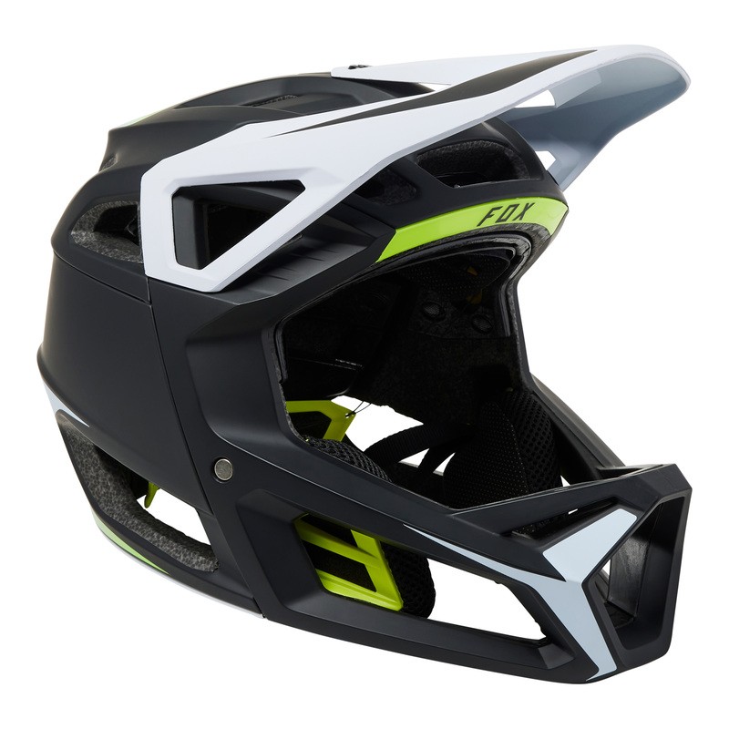 KASK ROWEROWY FOX PROFRAME PRO SUMYT BLACK/YELLOW  ENDURO CROSS