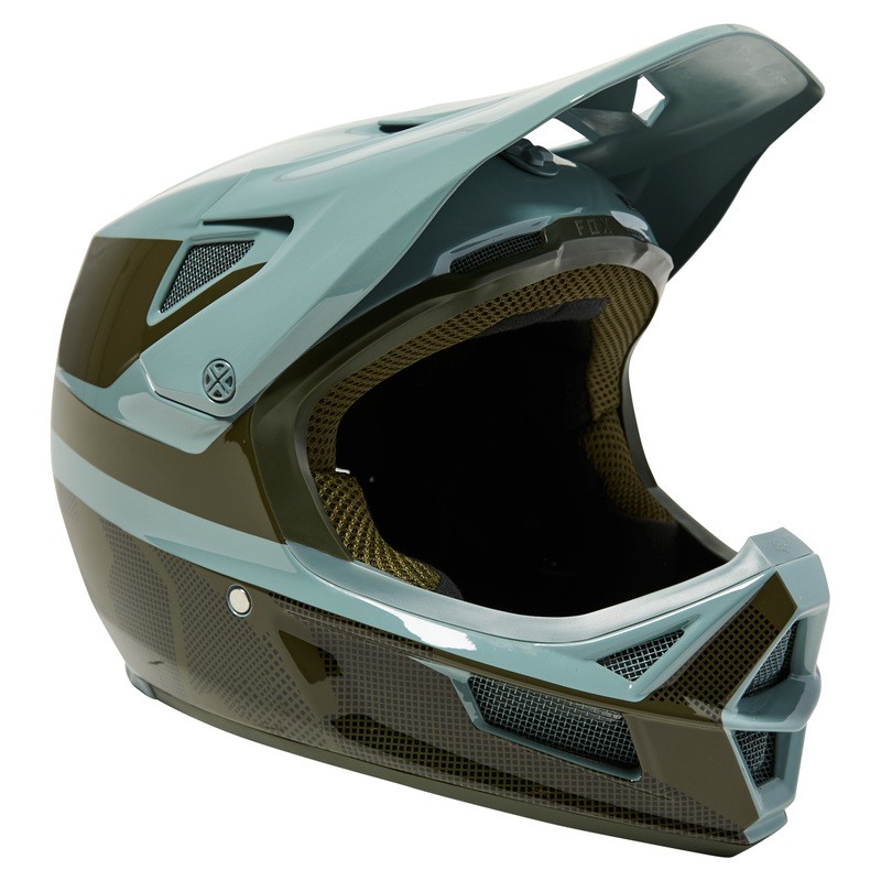 KASK ROWEROWY FOX RAMPAGE COMP GRAPHIC 2 EUCALYPTUS  ENDURO CROSS