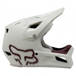 KASK ROWEROWY FOX RAMPAGE VINTAGE WHITE  ENDURO CROSS