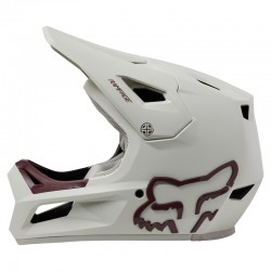 KASK ROWEROWY FOX RAMPAGE VINTAGE WHITE  ENDURO CROSS