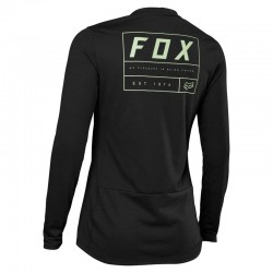 KOSZULKA ROWEROWA Z DŁUGIM RĘKAWEM FOX LADY RANGER DR BLACK  ENDURO CROSS