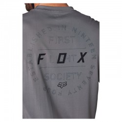 KOSZULKA ROWEROWA Z DŁUGIM RĘKAWEM FOX RANGER FONT DARK GREY  ENDURO CROSS