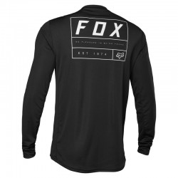 KOSZULKA ROWEROWA Z DŁUGIM RĘKAWEM FOX RANGER SWATH BLACK  ENDURO CROSS