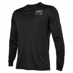 KOSZULKA ROWEROWA Z DŁUGIM RĘKAWEM FOX RANGER SWATH BLACK  ENDURO CROSS