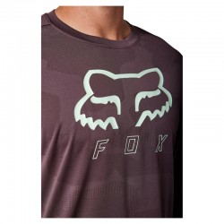 KOSZULKA ROWEROWA Z DŁUGIM RĘKAWEM FOX RANGER TRU DRI DARK MAROON  ENDURO CROSS