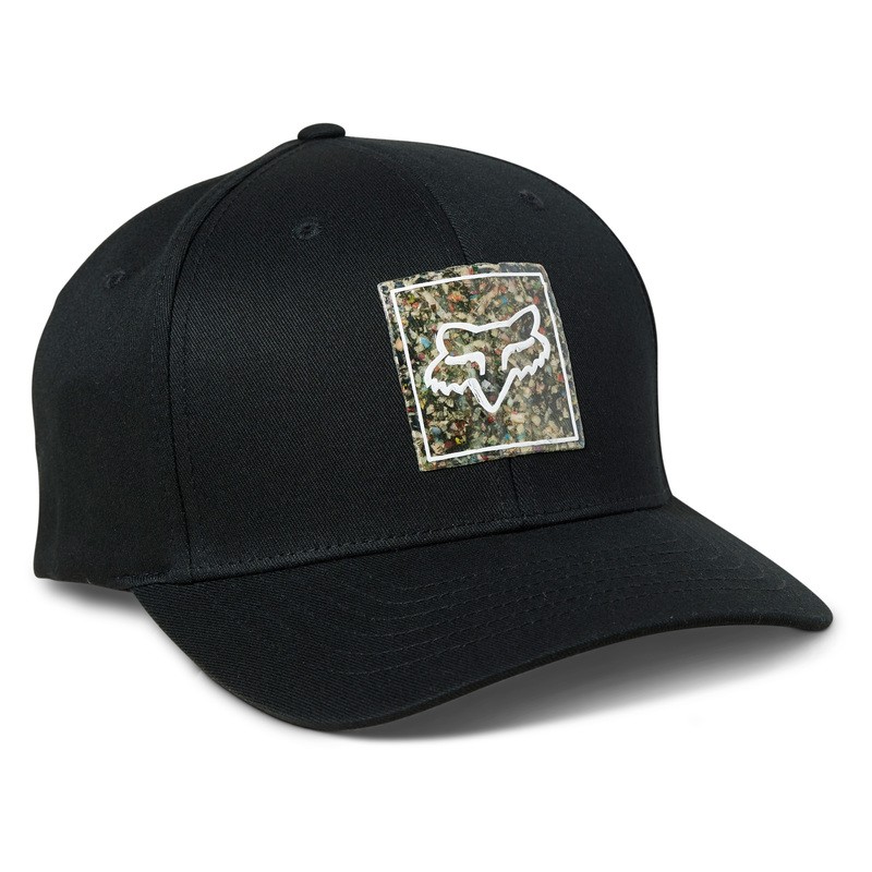 CZAPKA Z DASZKIEM FOX SAME LEVEL FLEXFIT BLACK  ENDURO CROSS