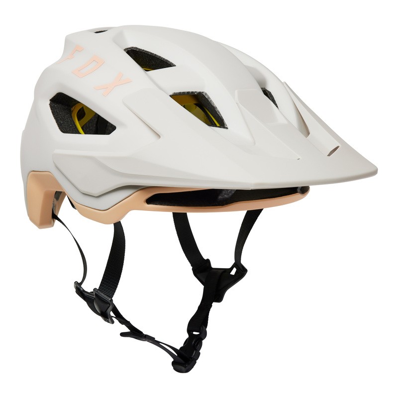 KASK ROWEROWY FOX SPEEDFRAME VINTAGE WHITE  ENDURO CROSS