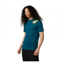 T-SHIRT FOX TOKSYK HEATHER MAUI BLUE  ENDURO CROSS
