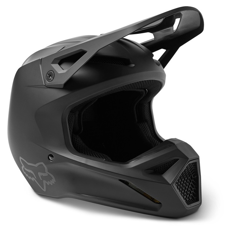 KASK FOX V1 SOLID MATTE BLACK  ENDURO CROSS