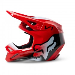 KASK FOX V1 TOXSYK FLUO RED  ENDURO CROSS