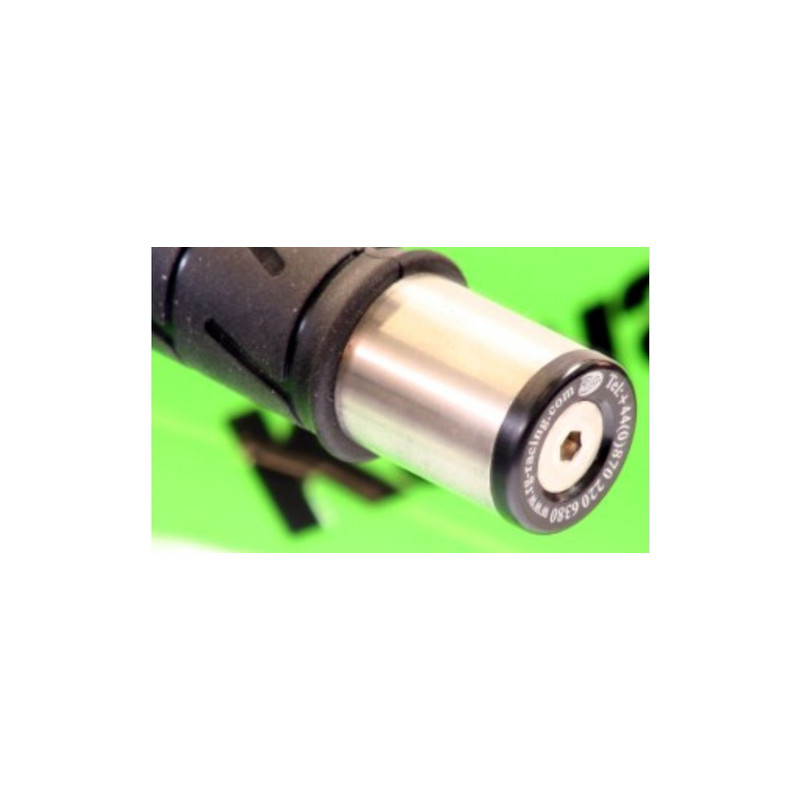 KOŃCÓWKI KIEROWNICY, Z125 19-/Z250 13-18/Z300/Z750/Z750R/Z800/Z 1000/NINJA 250/300, BLACK