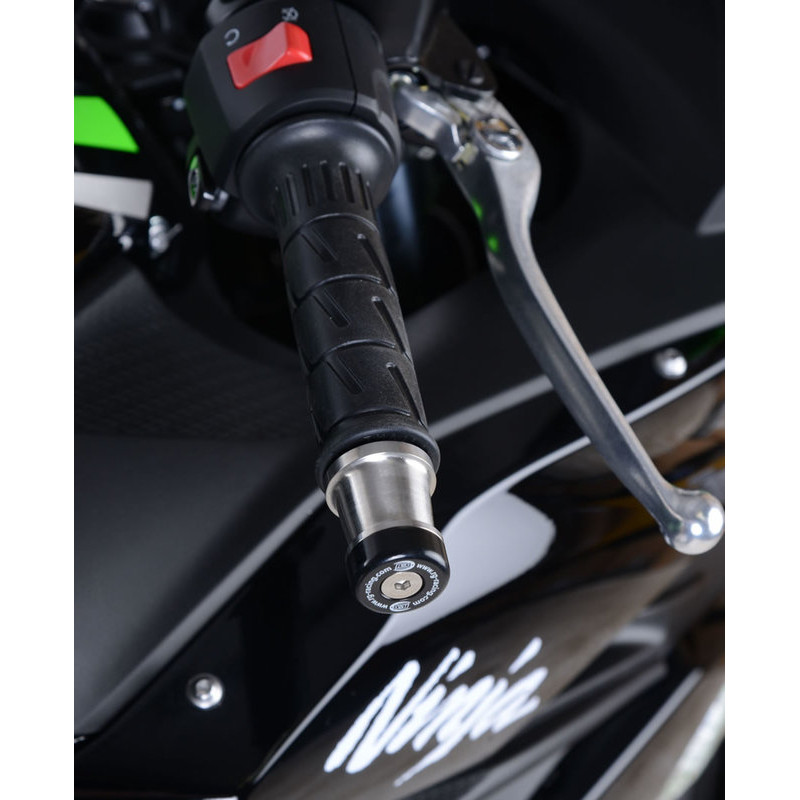 KOŃCÓWKI KIEROWNICY, KAWASAKI NINJA 250SL/Z250SL/Z650/NINJA 650 17-/VERSYS X-250/300/H2 SX, BLACK