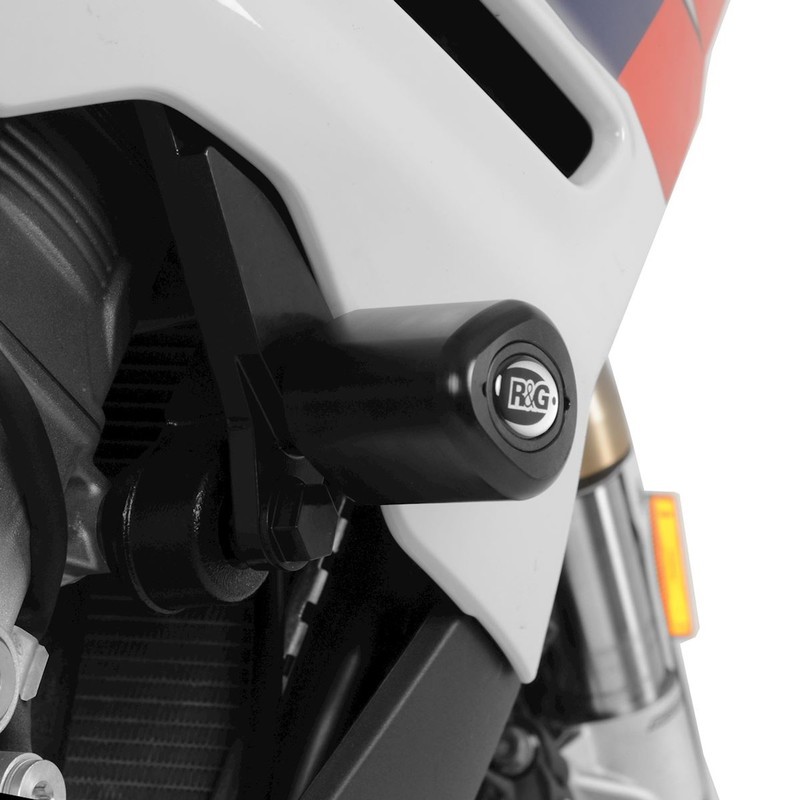 CRASHPADY AERO RG RACING AERO NO-CUT FRAME SLIDERS, BMW S1000R 21- BLACK