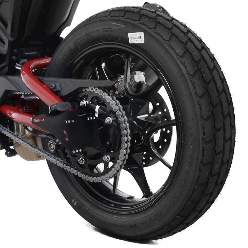 MOCOWANIE TABLICY REJESTRACYJNEJ, INDIAN FTR1200(S) 19-, BLACK
