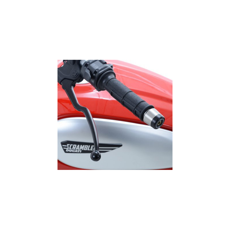KOŃCÓWKI KIEROWNICY, DUCATI SCRAMBLER (800)/CLASSIC/STREET CLASSIC, BLACK