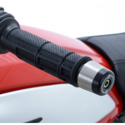 KOŃCÓWKI KIEROWNICY, DUCATI SCRAMBLER (800)/CLASSIC/STREET CLASSIC, BLACK