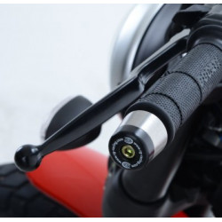KOŃCÓWKI KIEROWNICY, DUCATI SCRAMBLER (800)/CLASSIC/STREET CLASSIC, BLACK