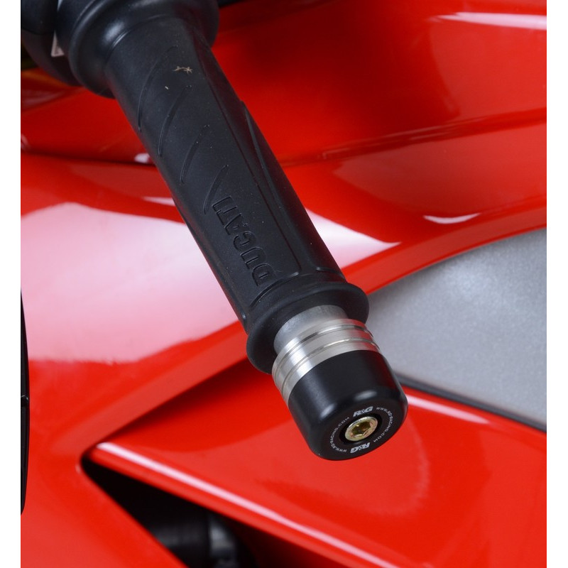 KOŃCÓWKI KIEROWNICY, DUCATI V4(S) PANIGALE, PANIGALE V4R 19-, BLACK