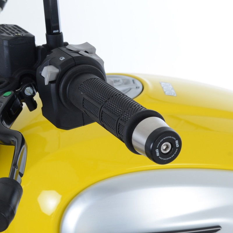 KOŃCÓWKI KIEROWNICY, (TAPERED STYLE), DUCATI SCRAMBLER 1100/KTM 690 SMC-R 19-, BLACK