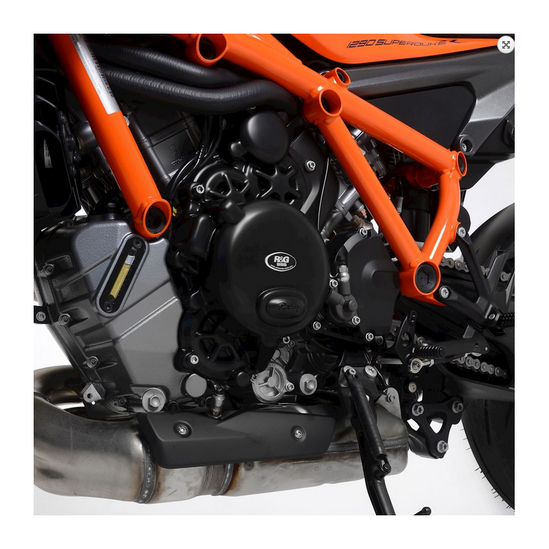 OSŁONA SILNIKA RG RACING, LEWA STRONA OSŁONA GENERATORA KTM 1290 SUPER DUKE R 20- BLACK