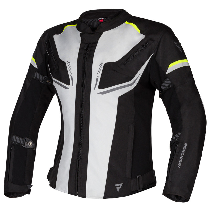 KURTKA TEKSTYLNA REBELHORN BLAST LADY ICE/BLACK/FLO YELLOW 