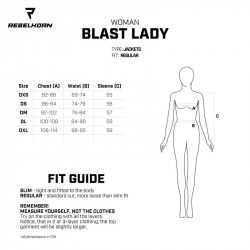 KURTKA TEKSTYLNA REBELHORN BLAST LADY ICE/BLACK/FLO YELLOW 