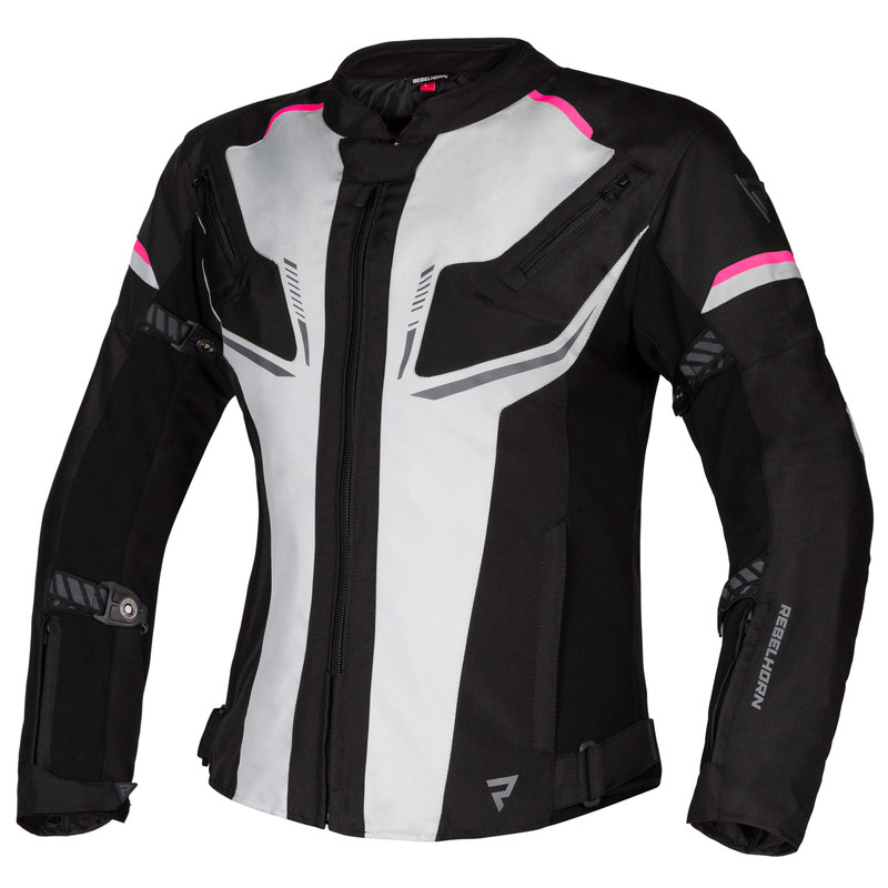 KURTKA TEKSTYLNA REBELHORN BLAST LADY ICE/BLACK/PINK 