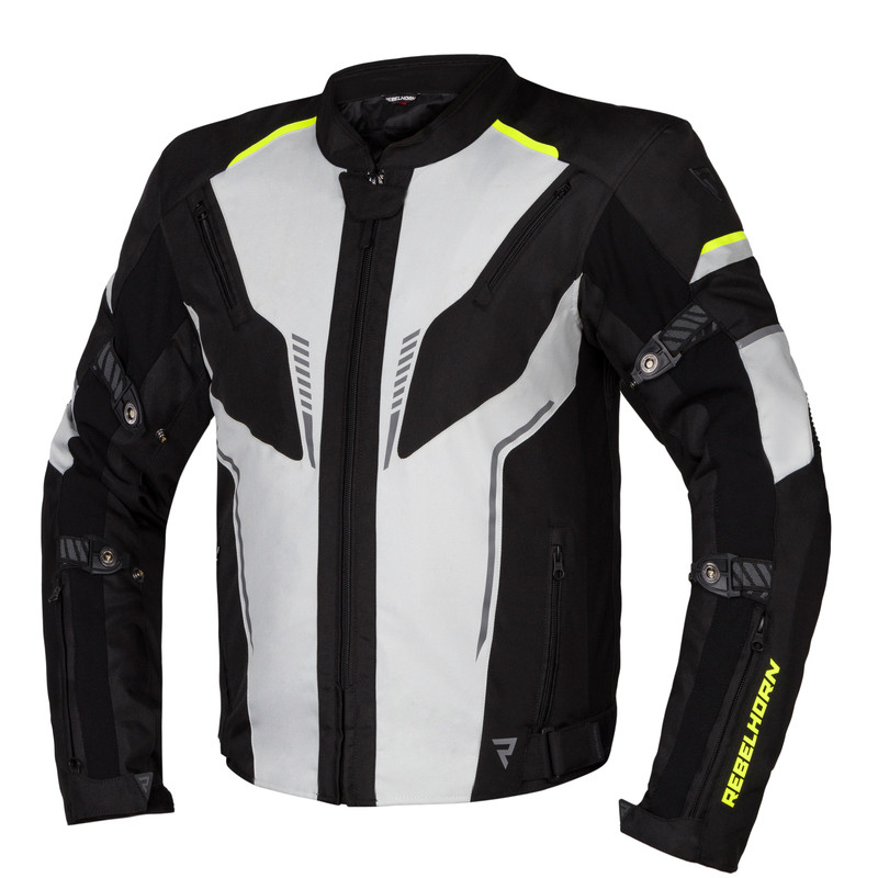 KURTKA TEKSTYLNA REBELHORN BLAST ICE/BLACK/FLO YELLOW 