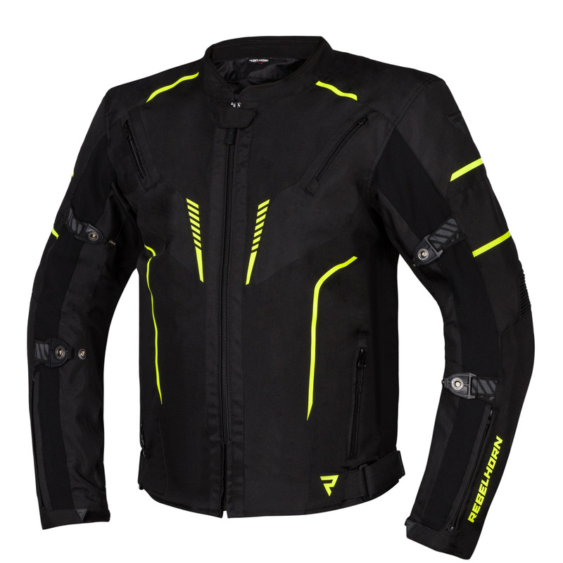 KURTKA TEKSTYLNA REBELHORN BLAST BLACK/FLO YELLOW 