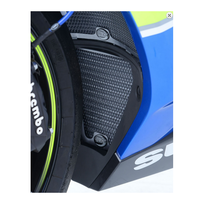 OSŁONA CHŁODNICY OLEJU RG RACING SUZUKI GSX-R1000/R (17-), LIGHT BLUE