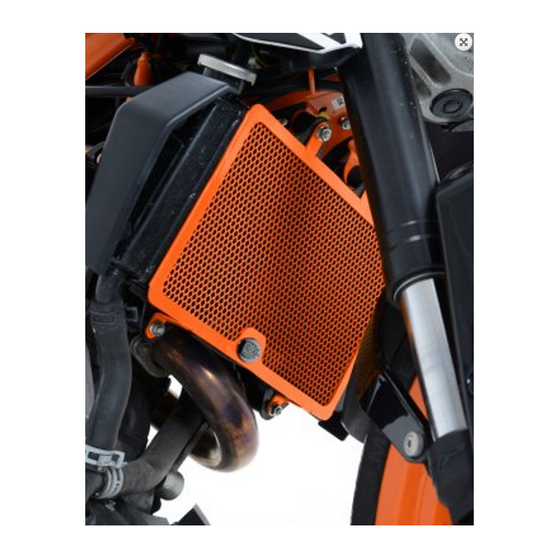 OSŁONA CHŁODNICY RG RACING KTM 390 DUKE, RC 125 / 200 / 390, BLACK