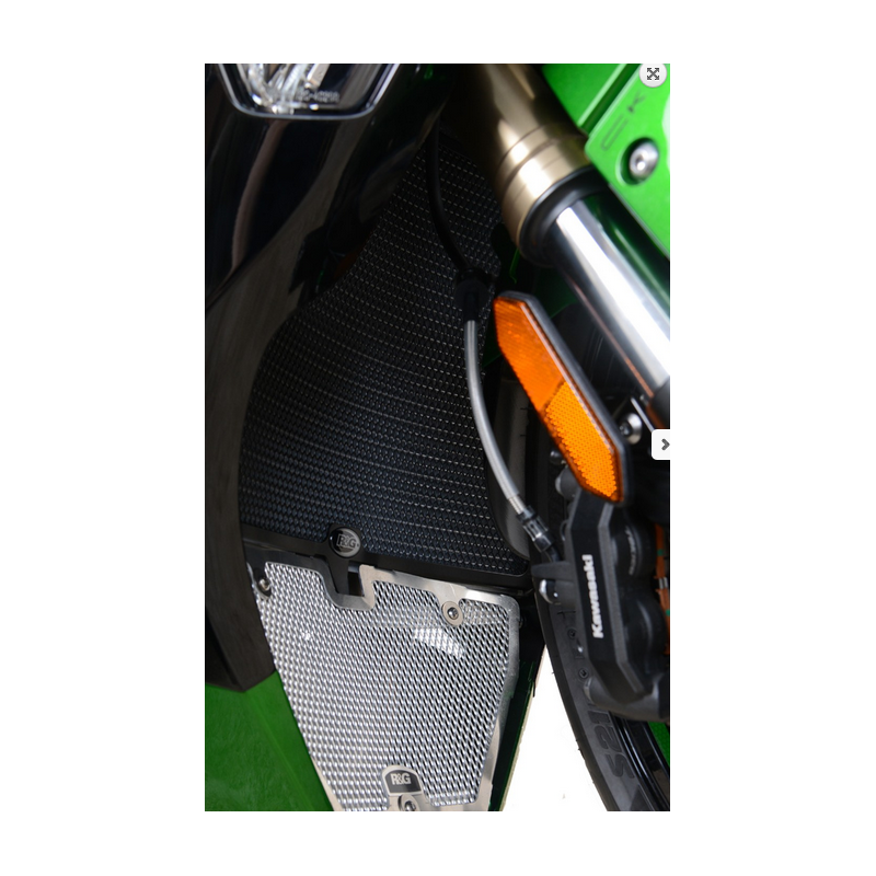 OSŁONA CHŁODNICY RG RACING KAWASAKI Z H2 20-/H2 SX, GREEN