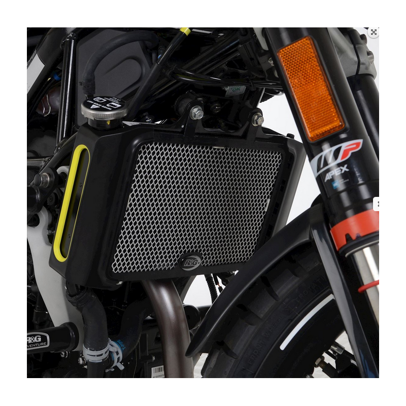 OSŁONA CHŁODNICY RG RACING HUSQVARNA SVARTPILEN/VITPILEN 125 21-, BLACK