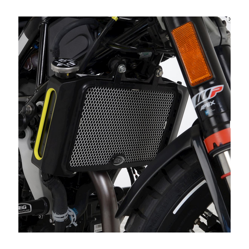 OSŁONA CHŁODNICY RG RACING HUSQVARNA SVARTPILEN/VITPILEN 125 21-, TITANIUM