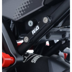 ZAŚLEPKA PODNÓŻKA, YAMAHA MT-07, PARA TYLNA, BLACK