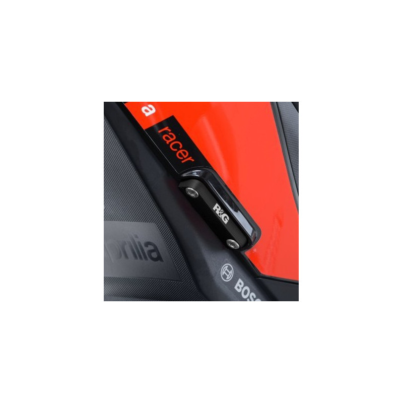 ZAŚLEPKA PODNÓŻKA, APRILIA V4 TUONO 1100 11-, RSV4 09-, PARA TYLNA, BLACK