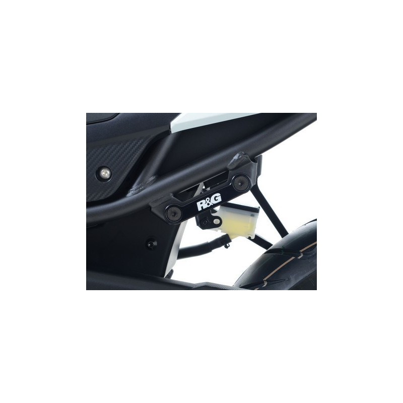 ZAŚLEPKA PODNÓŻKA, HONDA CBR500R 16-, LEWA TYLNA, BLACK