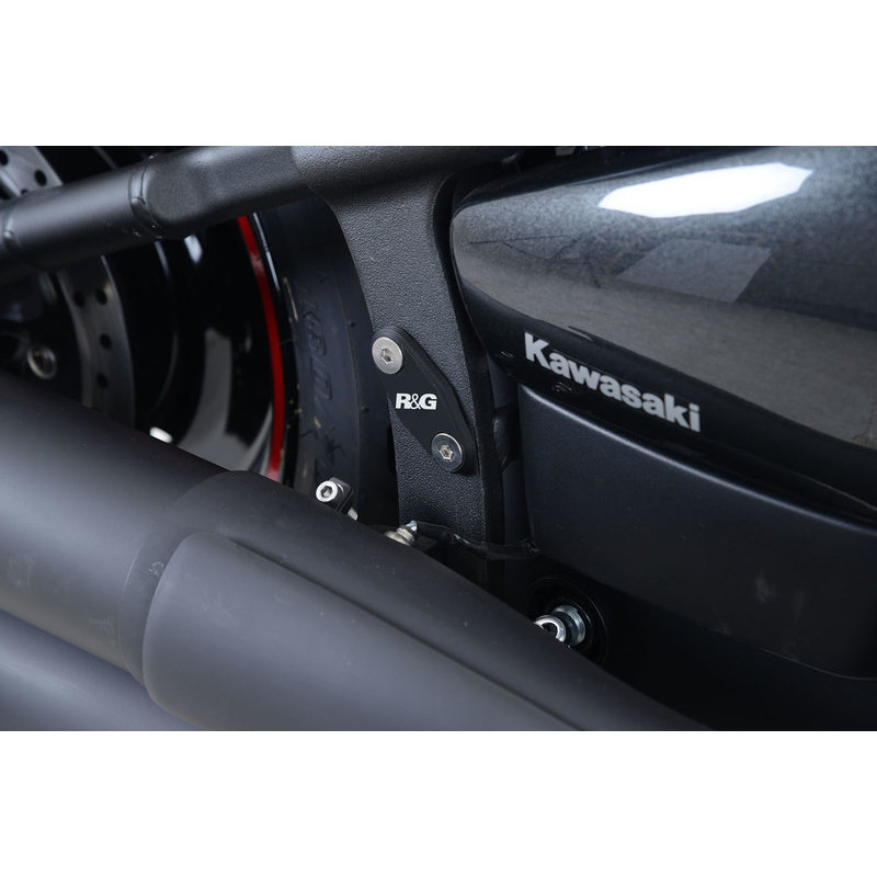 ZAŚLEPKA PODNÓŻKA, KAWASAKI VULCAN VN900 CUSTOM (07-), PARA, BLACK