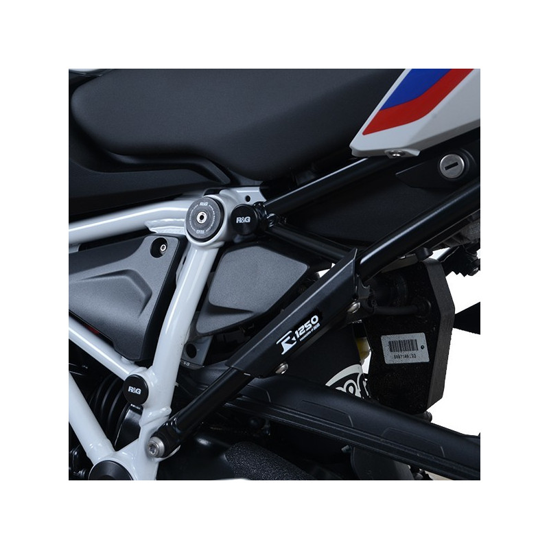ZAŚLEPKA PODNÓŻKA, BMW R1250 R/RS 19-, LEWA STRONA, BLACK
