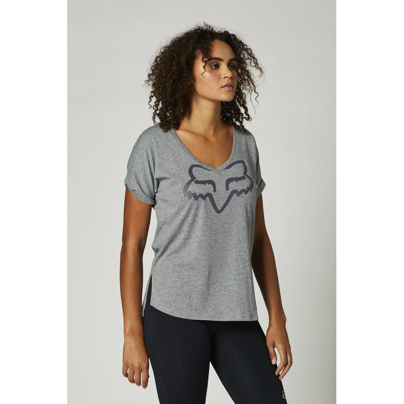 T-SHIRT FOX LADY BOUNDARY HEATHER GRAPHITE  ENDURO CROSS