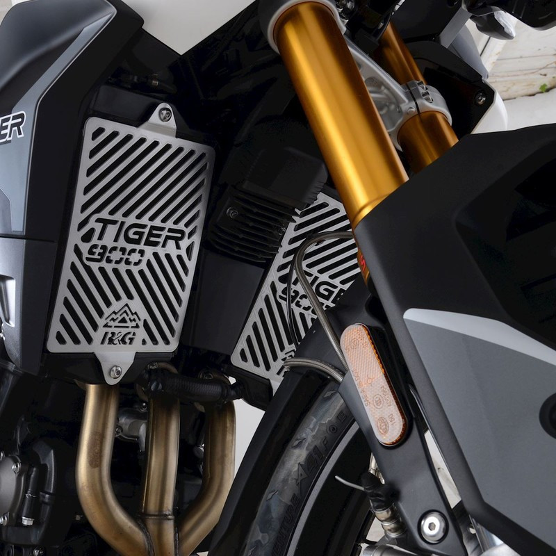 OSŁONA CHŁODNICY RG RACING TRIUMPH TIGER 900 (GT/RALLY) 20-, STAL NIERDZEWNA