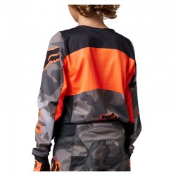 BLUZA FOX JUNIOR 180 BNKR GREY CAMO  ENDURO CROSS