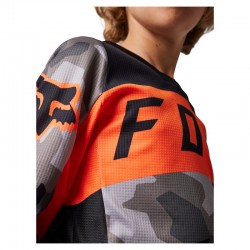 BLUZA FOX JUNIOR 180 BNKR GREY CAMO  ENDURO CROSS