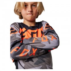 BLUZA FOX JUNIOR 180 BNKR GREY CAMO  ENDURO CROSS