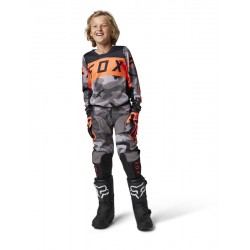 SPODNIE FOX JUNIOR 180 BNKR GREY CAMO  ENDURO CROSS