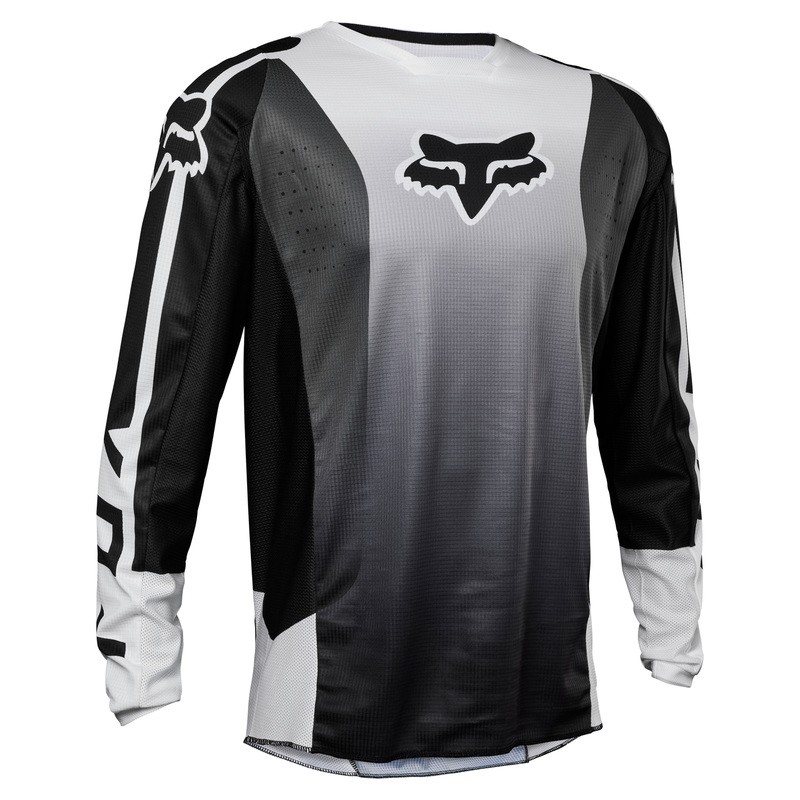BLUZA FOX 180 LEED BLACK/WHITE  ENDURO CROSS